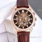 TW Factory Patek Philippe Grand Complications Swiss 9100 Rose Gold with Baguettes